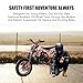 49cc Dirt Bike Pit Bike, Mini Off Road Motocross, Pocket Rocket Trail Bike Gas Powered, Kids Pocket Motorbike for Uphill Downhill, 40KM/H High Speed Racing Bike Red