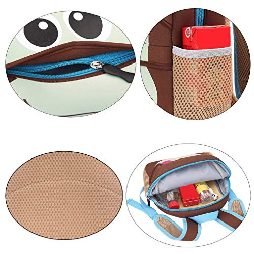 Geanmoki Kid Backpack, Baby Boys Girls Toddler Pre School Backpack Children Backpacks Bags (monkey)