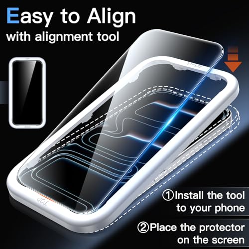 Image of JETech Screen Protector Guard for iPhone 17 Pro Max, 3-Pack
