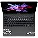 Harry Potter Mischief Managed Trackpad Keyboard for MacBook Laptop Decal Vinyl Sticker (2.85 inch, White)