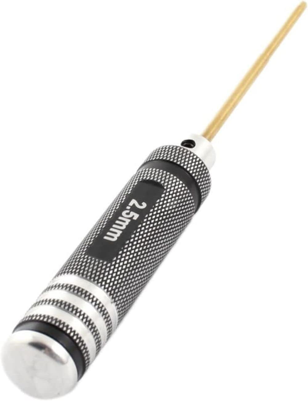 4Pcs RC Hex Driver Set, Titanium RC Screwdriver Tools Kit Set,1.5mm 2.0mm 2.5mm 3.0mm,Hexagonal Screwdriver Wrench Repair Tools for RC Model Helicopter Boat Cars