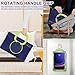 BATYUE Case for Samsung Galaxy Tab S10 Ultra /S9 Ultra /S8 Ultra 14.6” 2024/2023 /2022 SM-X920/X926B/X910/X900, Shockproof Protective Tablet Case with Shoulder Strap, Kickstand, NavyLime