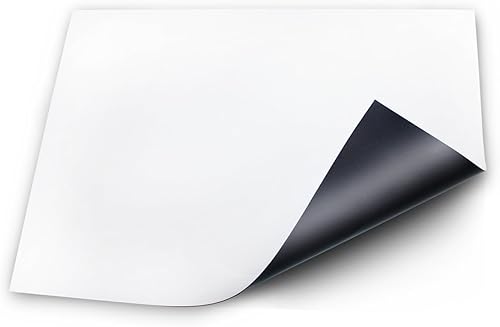 Planificador magnético de borrado en seco. Planificador de comidas mensual - tareas - notas., Blanco