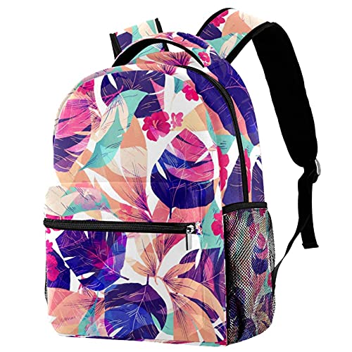 Sac à dos décontracté à fleurs couleur foncée fini les sacs salissants