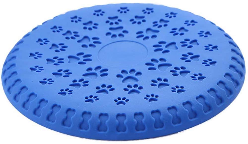 CLQ Juguete De Goma Frisbee para Perros Juguete De Entrenamiento De Frisbee para Perros De 9 Pulgadas, Adecuado para Perros Grandes 3 Frisbees