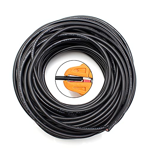 Bingotec 100Ft 18 Gauge Wire 2 Conductor, 18Awg Electrical Wire, 18/2 Insulated Stranded Low Voltage Led Cable, Red & Black Tinned Copper Hookup Wire, 2Pin Flexible Electric Power Cord #TOP4