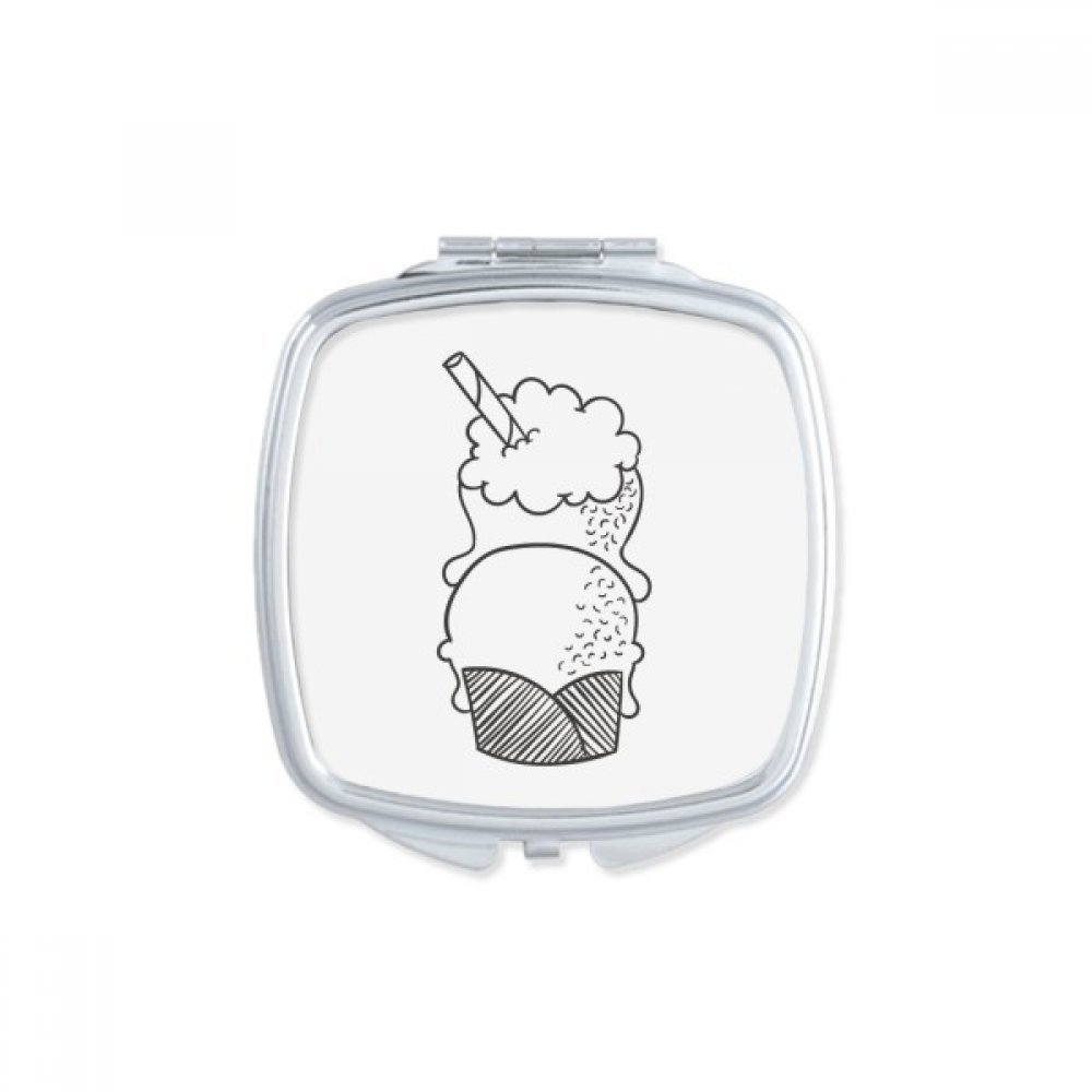 Miroir compact portable pour ajuster son rouge à lèvres partout avec style et légèreté
