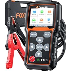 FOXWELL BT705Plus Car Battery Tester 24V 12V Load Tester, Alternator Tester | 100-2000CCA Automotive Battery Tester, High-Accuracy Cranking Charging Tester for Car Truck Boat Heavy Duty (Upgraded BT705)