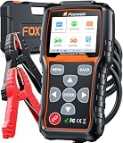 FOXWELL BT705 Plus Car Battery Tester 24V 12V Load Tester, 100-2000CCA Automotive Starter Alternator Tester, Digital Cranking Charging System Tester for Car Truck Marine Heavy Duty, Upgraded BT705