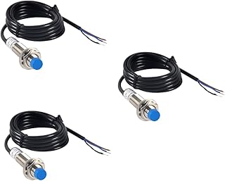 OSALADI 3pcs Inductive Proximity Types Proximity Sensor Induction Ex M12