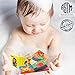 Here Fashion Soft Activity Book (Set of 6) Fun Interactive Soft Book for Toddlers with Crinkly Sounds, Developmental Toy, Nontoxic Fabric Baby Cloth Activity Crinkle Soft Books