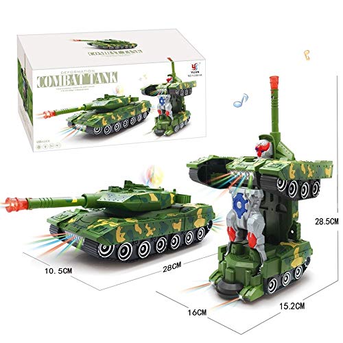 tanque tank de guerra transformers a pilhas com luz sons e movimento