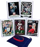 Rob Gronkowski (5) Assorted Football Cards Bundle - New England Patriots Trading Cards