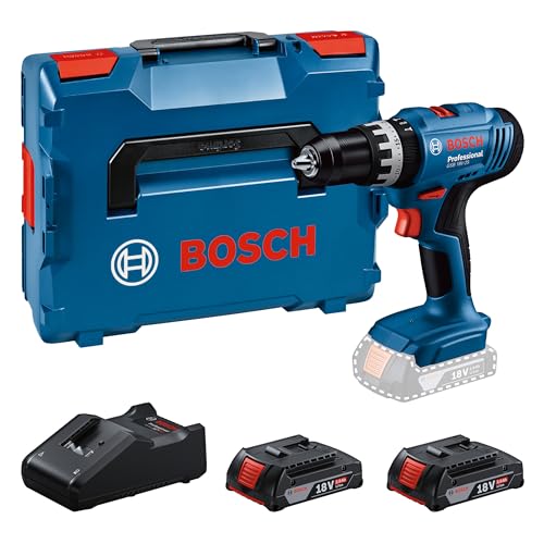 Bosch Professional 18V System Akku Schlagbohrschrauber GSB 18V-25 (max. Schrauben-Ø: 10 mm, inkl. 2x GBA 2.0 Ah, GAL 18V-40, L-BOXX) Bosch Professional 18V System Akku Schlagbohrschrauber GSB 18V-25 (max. Schrauben-Ø: 10 mm, inkl. 2x GBA 2.0 Ah, GAL 18V-40, L-BOXX)