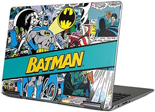 Skinit Decal Laptop Skin Compatible with Yoga 710 14in - Officially Licensed Warner Bros Batman Comic Book Design