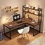 Dark Walnut Right + Shelf