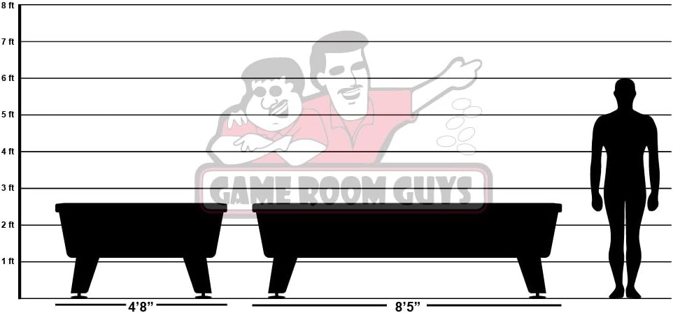 Valley-Dynamo Dinamo Sedona 8' Coin-Operated Pool Table, showing the black cabinet and green felt playing surface.