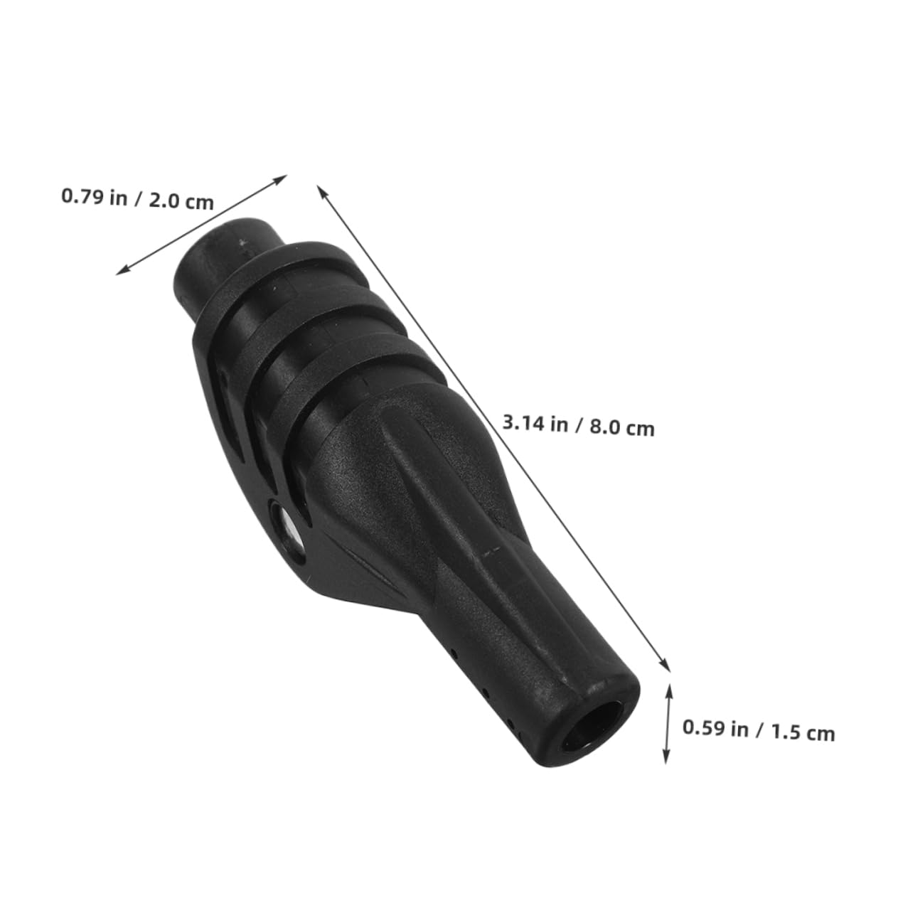 BESPORTBLE Joints De Tente Composants De La Tente Adaptateur De Tente Kit De Réparation De Tente Joint De Poteau De Tente Connecteurs De Joint De Tente Nylon Black