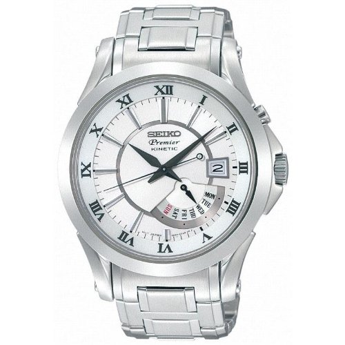 Seiko Premier Kinetic Perpetual Calendar Mens Watch SRN001
