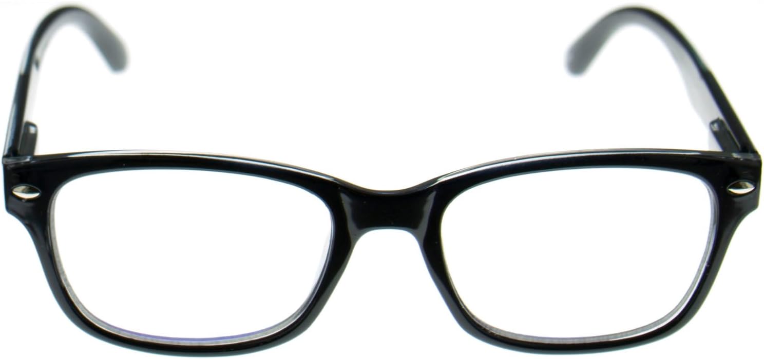 Aloha Eyewear Tek Spex 8005 Unisex Progressive No-Line Bifocal Reader Glasses (Black +2.00)