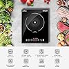 Portable Induction Cooktop, iSiLER 1800W Sensor Touch Electric Induction Cooker Cooktop with Kids Safety Lock, Countertop Burner with Timer, 9 Power Levels Suitable for Iron, Stainless Steel Cookware #1