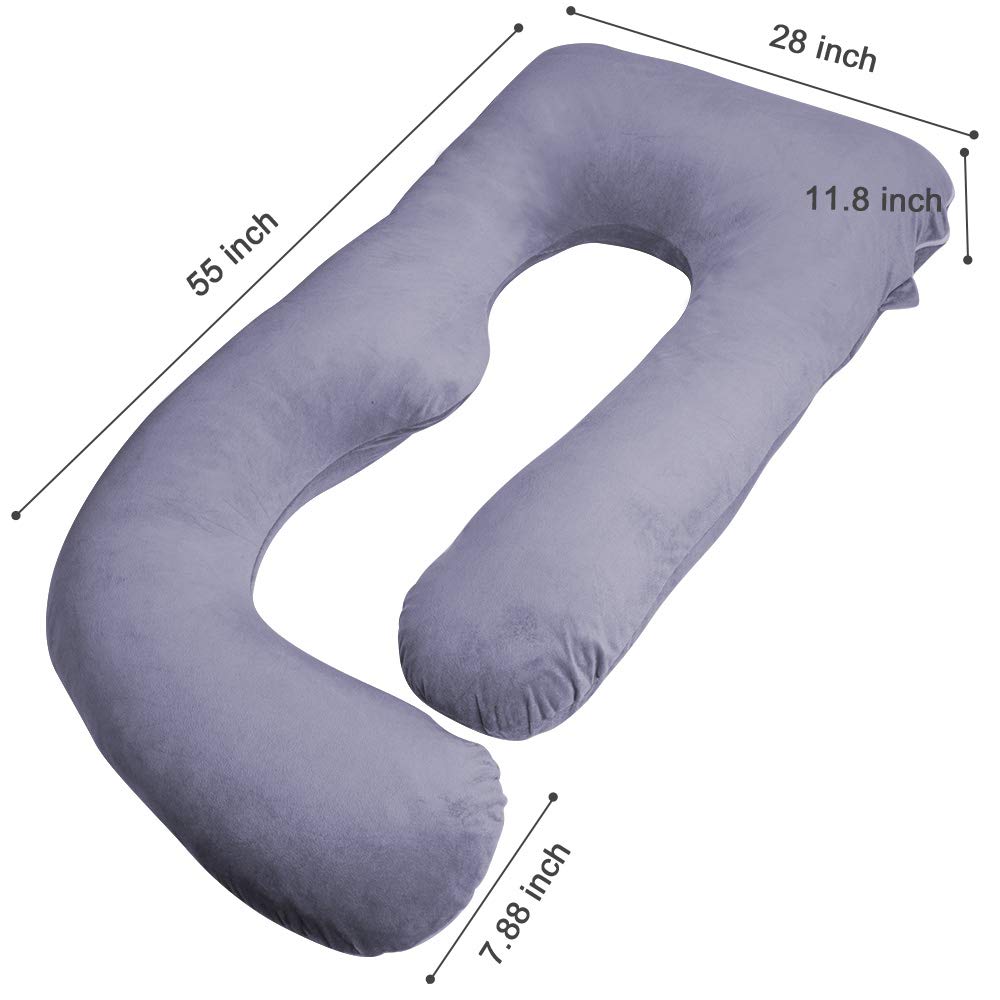 Chilling Home Pregnancy Pillows for Sleeping, U Shaped Body Pillow