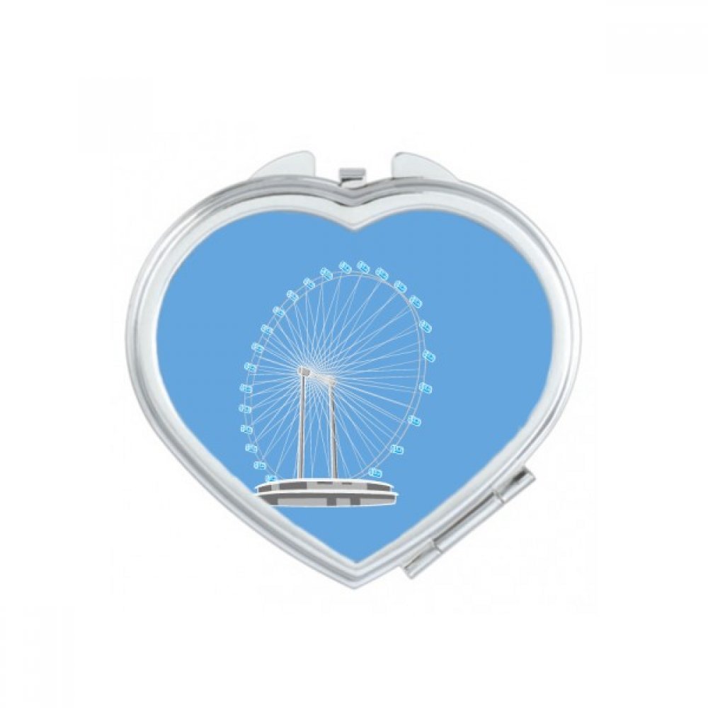 Miroir de poche Singapour compact et portable pour le maquillage voyage