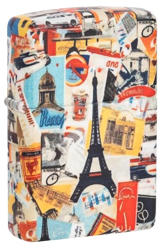 Encendedor Zippo Travel Stickers Classic Metal miniatura 1