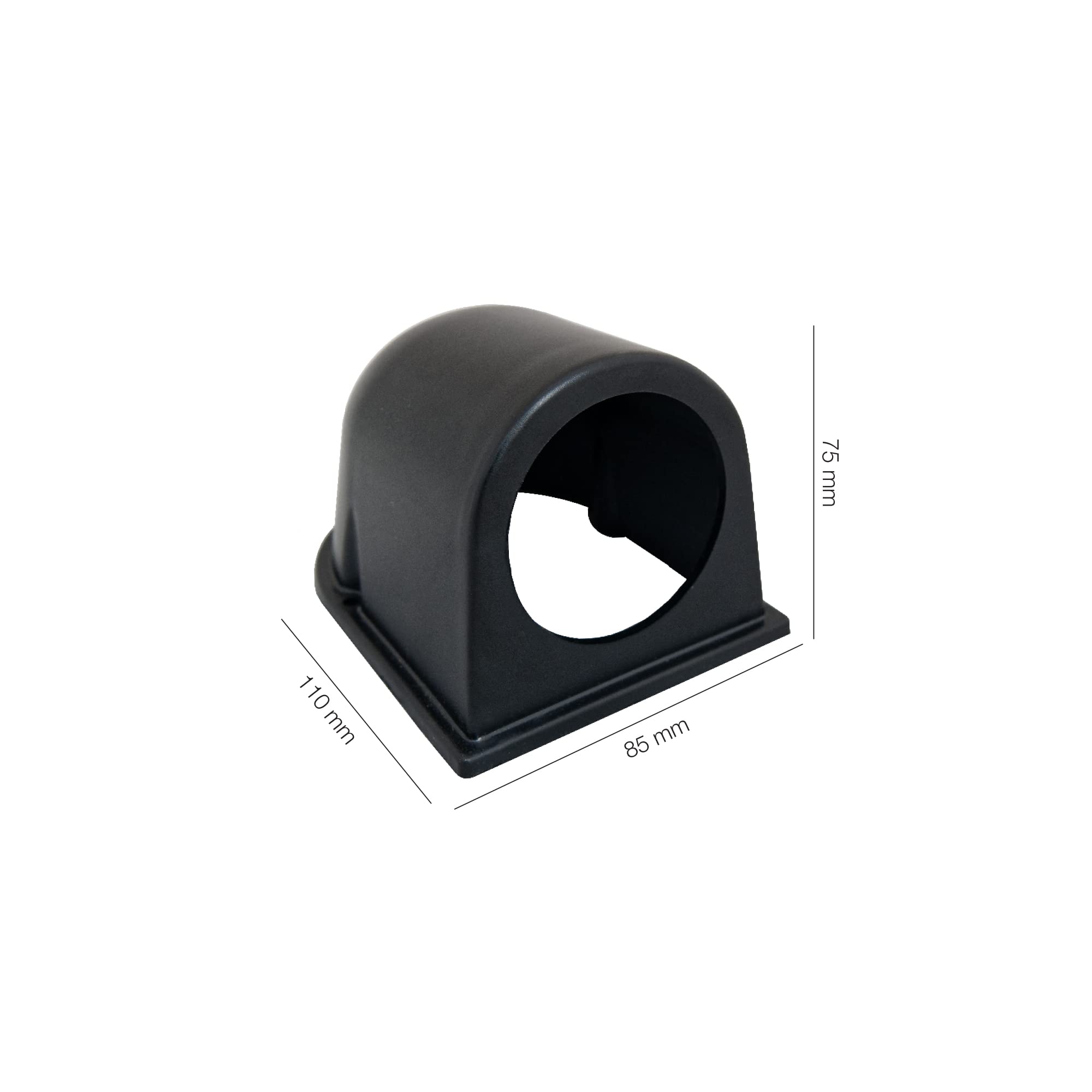 Supporto per Staffa Calibro, 52 mm 2 pollici Supporto per Indicatore di Livello Universale Supporto per Pilastro(Silver