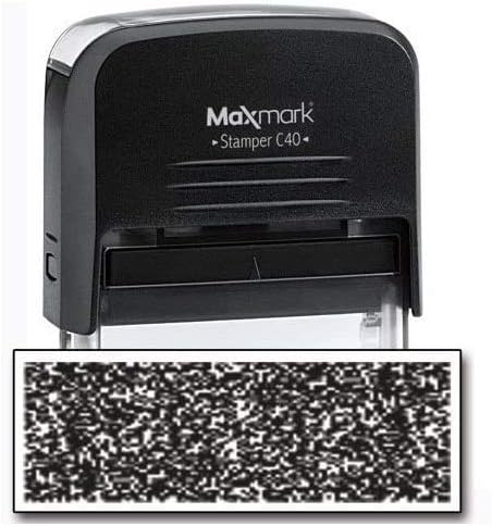 MaxMark Identity Theft Protection Stamp - Large Side with an Additional Replacement Pad