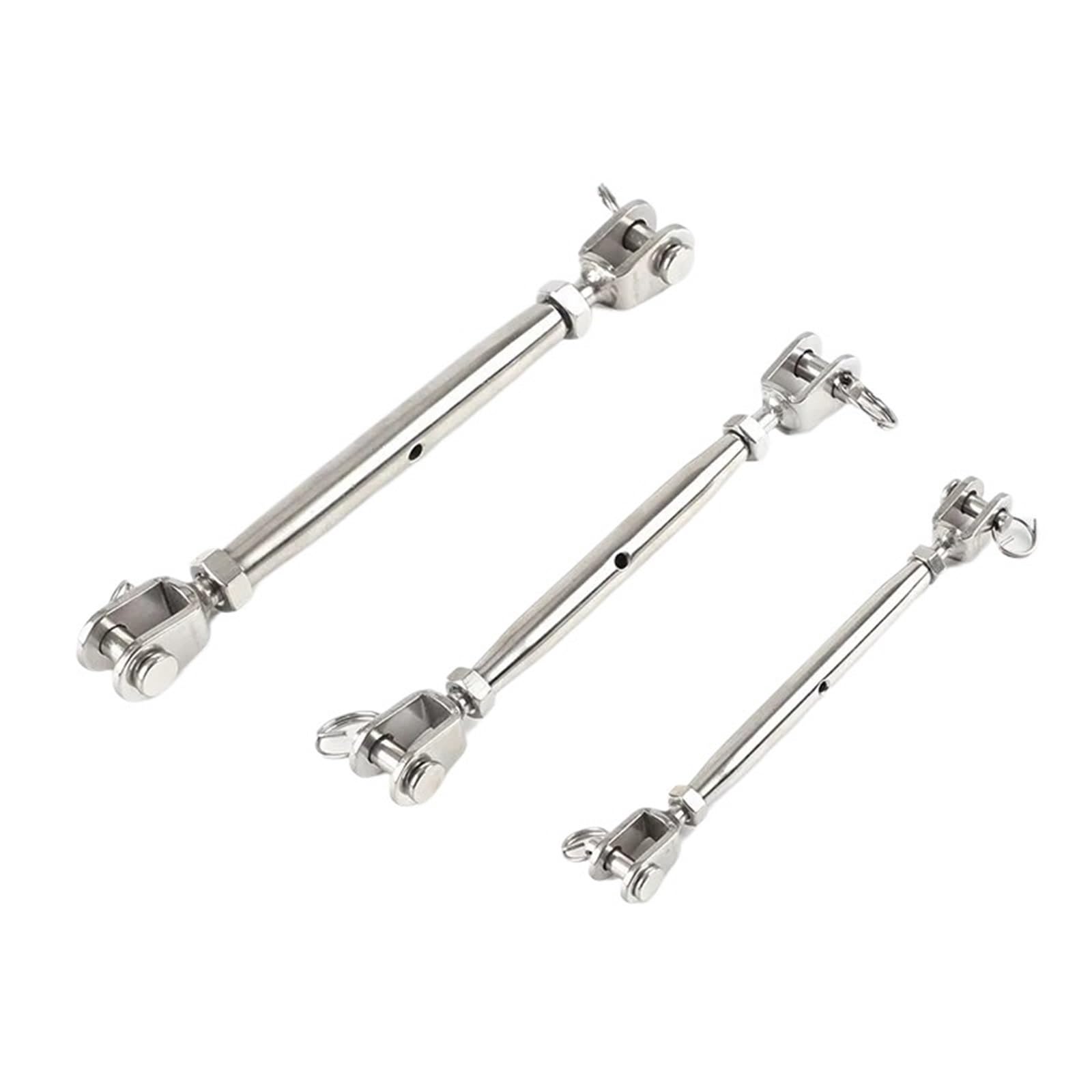 2 Piece Stainless Steel Rigging Screw Jaw 8mm Closed Body Jaw Turnbuckle Thread~p85566107 - View #9