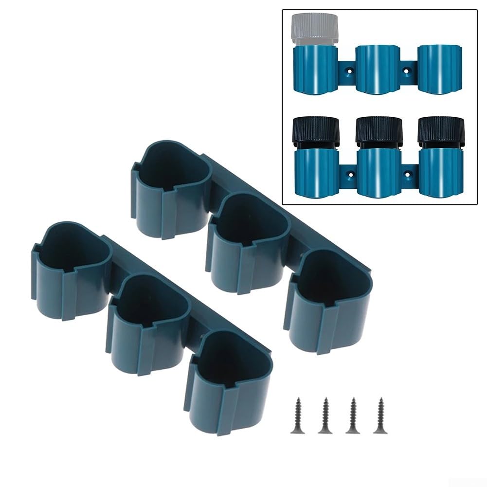 2 pack Battery Holders for Bosch 10.8V 12V battery storage Batterys Tools Storage Holders,Wall Mount B-attery Storages Racks with Batterys Slots