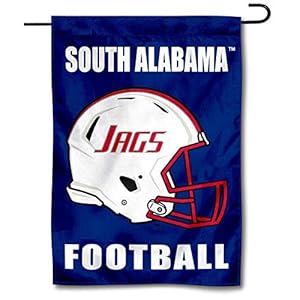 South Alabama Jaguars Football Helmet Garden Yard Flag