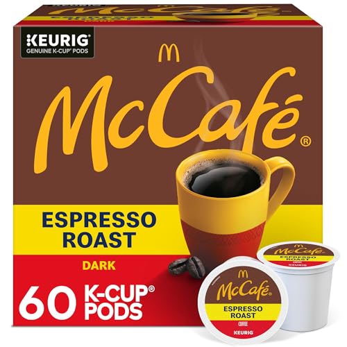 McCafe Espresso Roast Coffee, Keurig Single-Serve K-Cup Pods, 60 ...