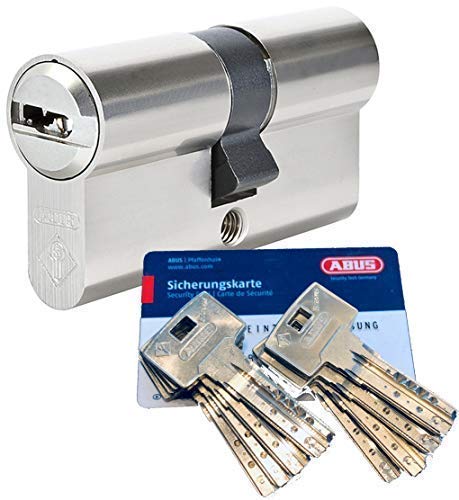 Preisvergleich Produktbild ABUS Bravus.2000 Sicherheits - Doppelzylinder mit 8 Schlüssel, Länge (a / b) 35 / 35mm (c= 70mm) mit Sicherungskarte, Angriffswiderstandsklasse B, Zusatzausstattung: Not- u. Gefahrenfunktion