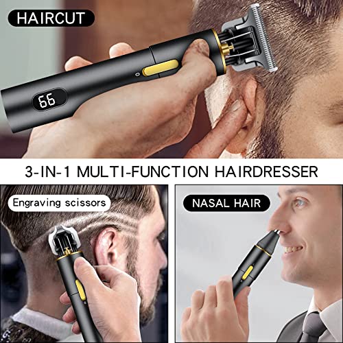 Kemei All-In-One Trimmer Series, Professional Body Facial Ear Nose Hair Trimmer Mens Beard Grooming Kit Mustache Trimmer, Cordless Electric Hair Clippers Haircut #TOP6