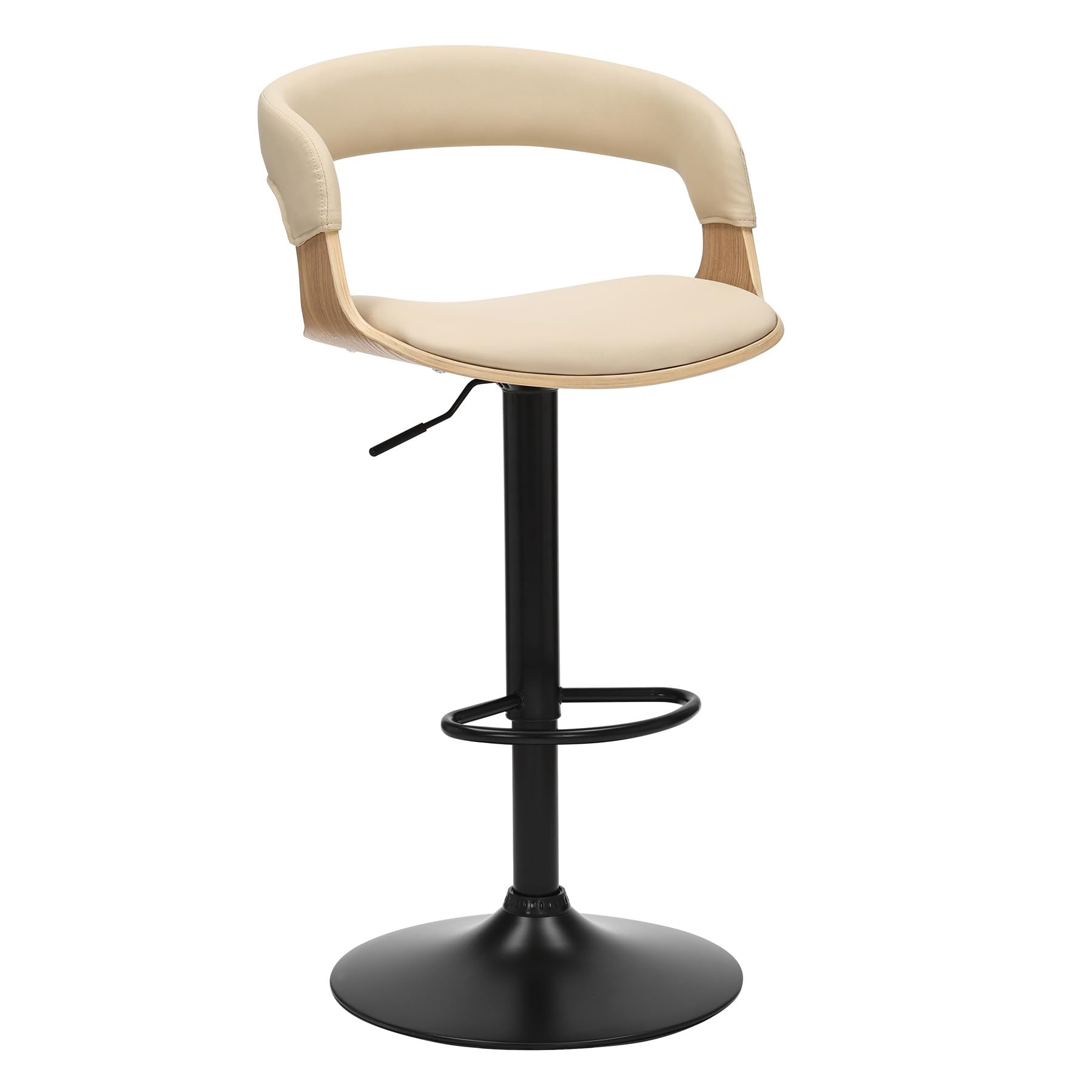 Riess Ambiente Barhocker Manhattan Creme Beige/Natur/Schwarz Barhocker