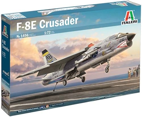 Italeri 1456 Vought F-8E Crusader Kit de modelo de plástico a escala 172