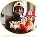 SAFIGLE Deluxe Firefighter Helmet：Thick Plastic Fireman Hat One Size Fits Most Child and Adult Fire Chief Hat for Role Play and Halloween Costume - Fun Fireman Accessory for Boys and Girls 11 Inches