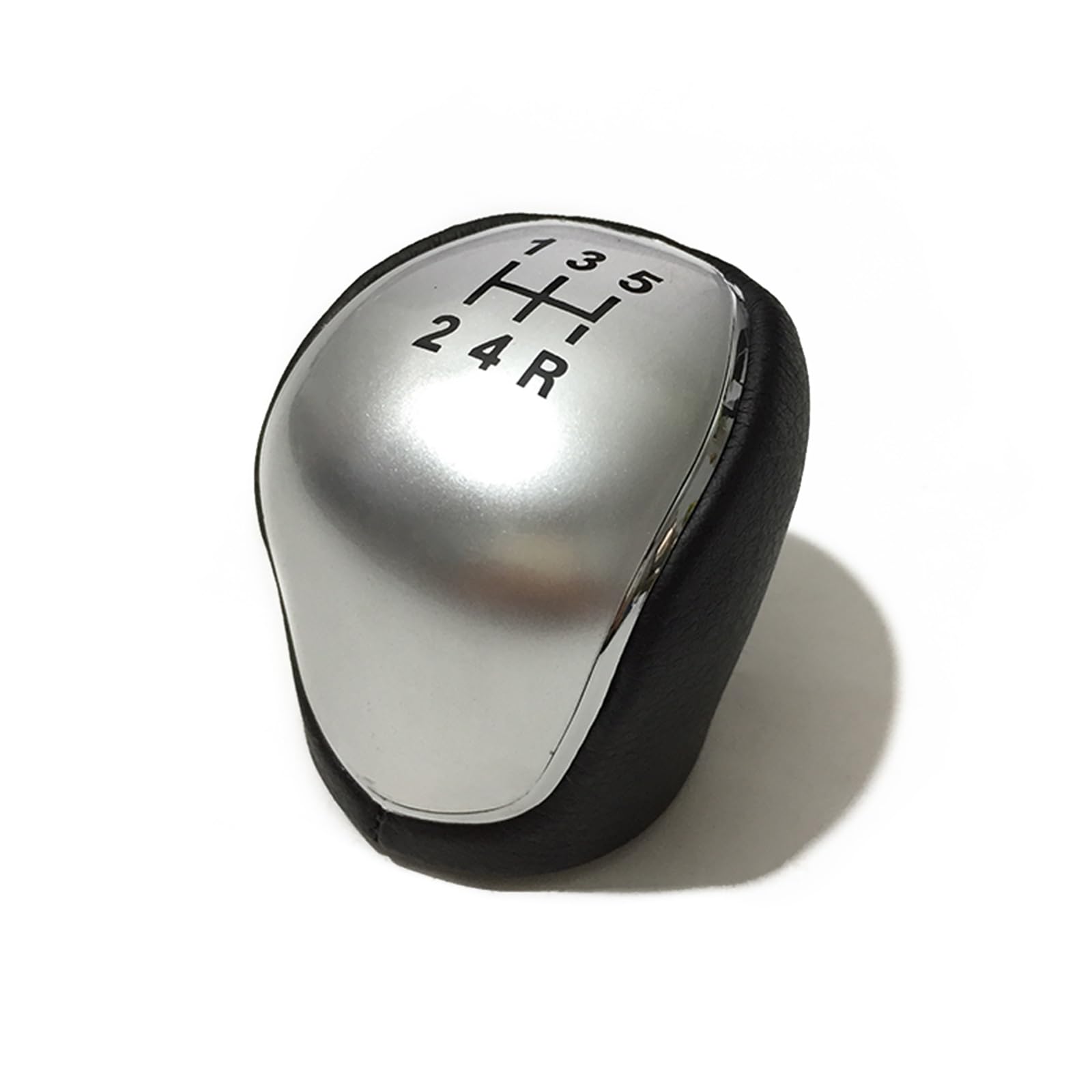 Htvtkrfgrl 5 Speed Silver For Mondeo Mk4 S-Max C-Max Sporty Gear Shift Knob