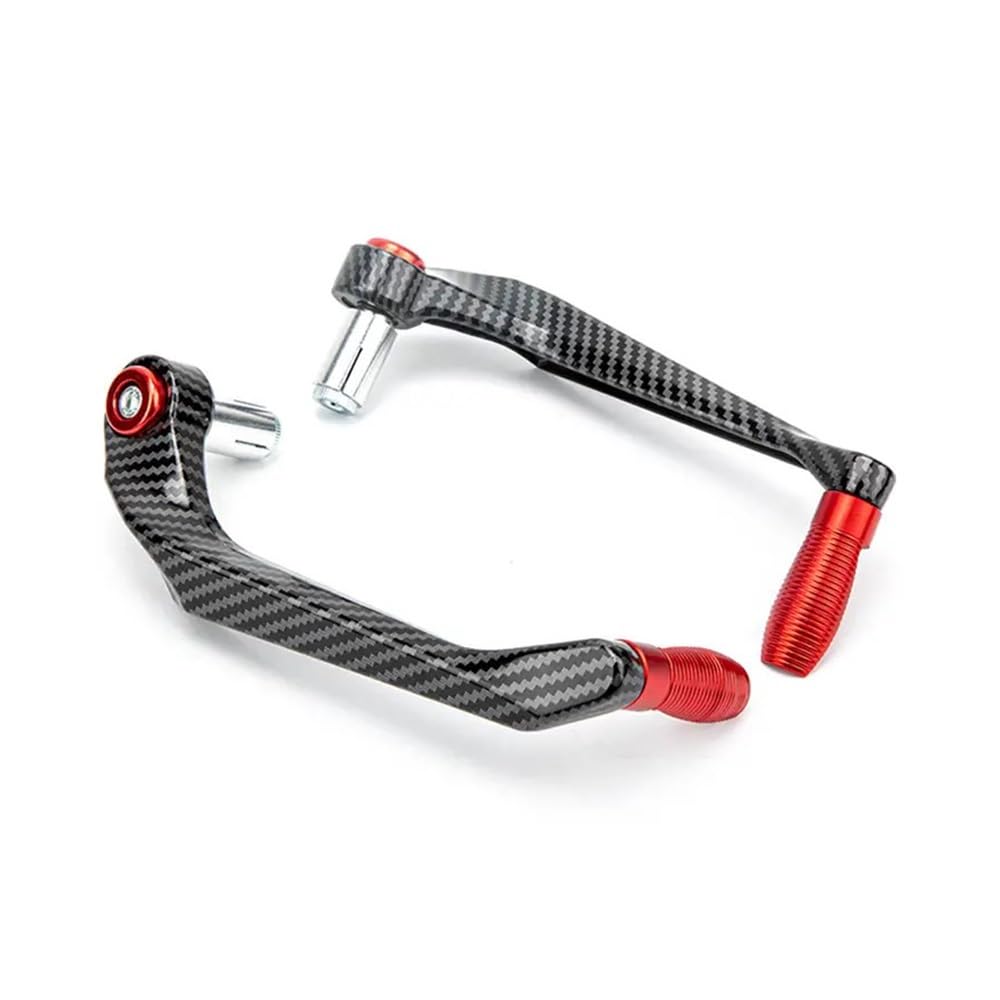 WGRUKLBD Motorcycle CNC Aluminum Handlebar Brake Clutch Lever Hand Guard Protector Gear Modification Accessories Handguard Shield Handlebars Protector