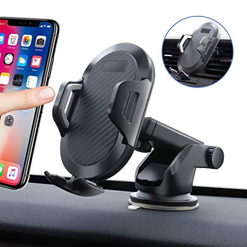 SUNNEY Handyhalterung Auto-Handyhalter fürs Auto Universelle Smartphone Halterung KFZ Auto Handyhalterung Kompatibel für iPhone, Samsung, HTC, LG, Huawei und jedes andere Smartphone oder GPS-Gerät