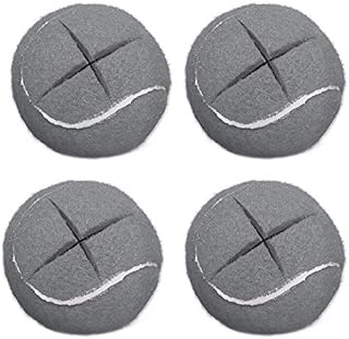 URBEST 4PCS Precut Walker Tennis Balls for Furniture Legs and Floor Protection (Grey)