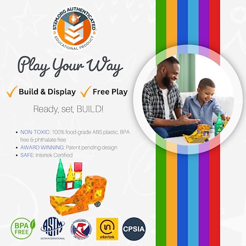 Tytan Tiles 60-Piece Construction Magnetic Building Set — view 9