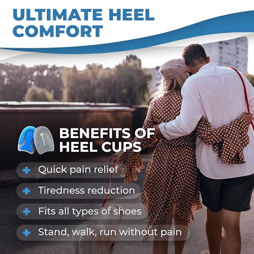 Premium Gel Heel Pads – 2 Pack – Daily Comfort Inserts for All Shoe Types – Shock-Absorbing, Anti-Slip Cushions for Walking, Work & Casual Use – All-Day Heel Support for Men & Women4
