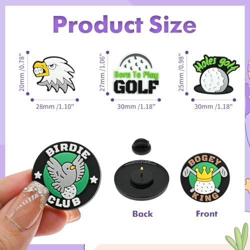 Image of Cute Pins Bulk, Funny Lapel Badge Pins Rubber Brooch Pins for Backpacks, Hats, Bags
