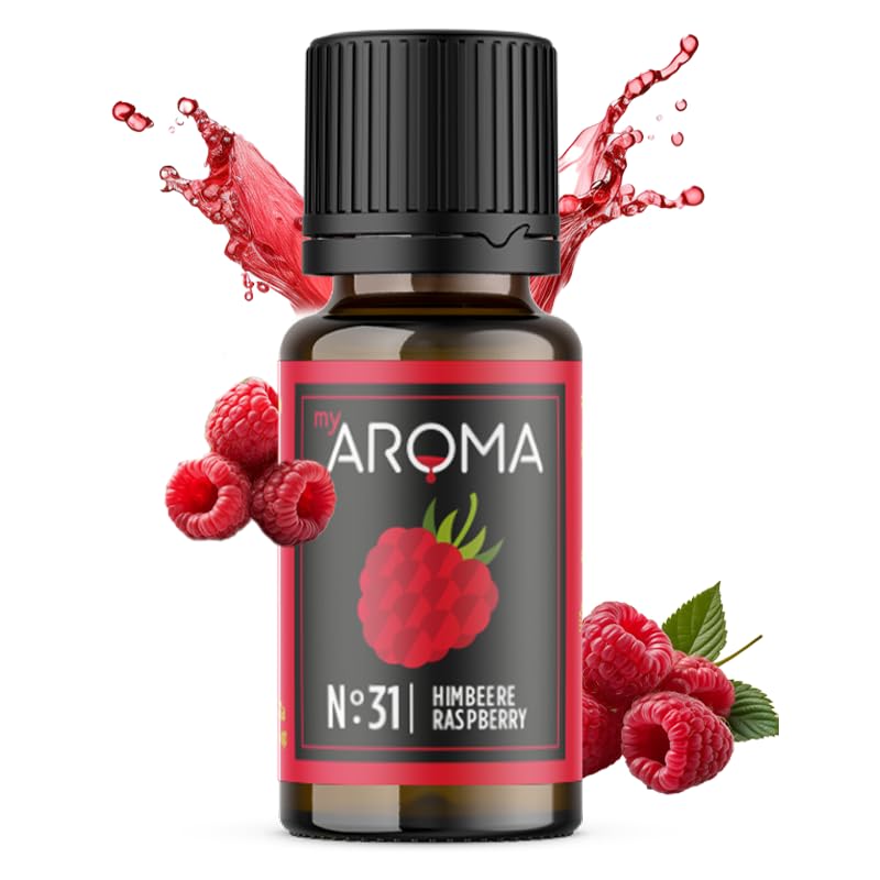 myAROMA | No. 31 (Framboise, 10 ml) | Arme purement naturel | Gouttes pour  eau & cocktails, pour la cuisine & la ptisserie | Sans sucre ni dulcorant  : Amazon.fr: Epicerie