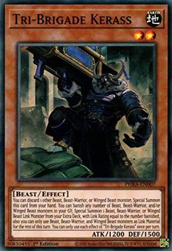 Tri-Brigade Kerass - PHRA-EN007 - Super Rare - 1 Edición
