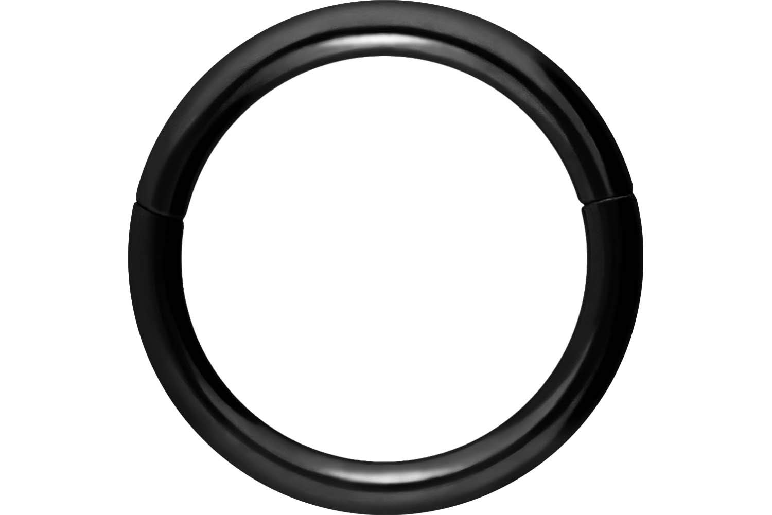 PIERCINGLINE Anillo segmento Clicker de acero quirúrgico – Piercing en oro, plata, rosa, negro o azul – para nariz, tabique, oreja, hélice o tragus — view 102