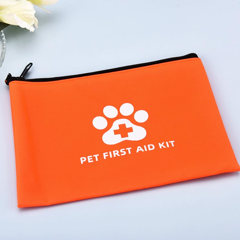 ShiQiao Spl Dog Cat First Aid Kit for Pet Owners Emergency Portable Pet Medical Pouch for Dogs Cats Medical Kit for Home Travel Animal Rescue Organiser Pouch - Image 2